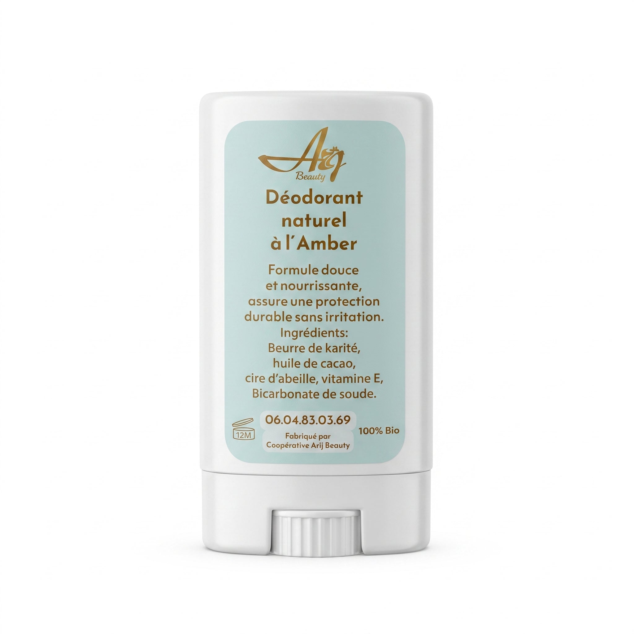 Déodorant Naturel à l’Ambre — Arij Beauty